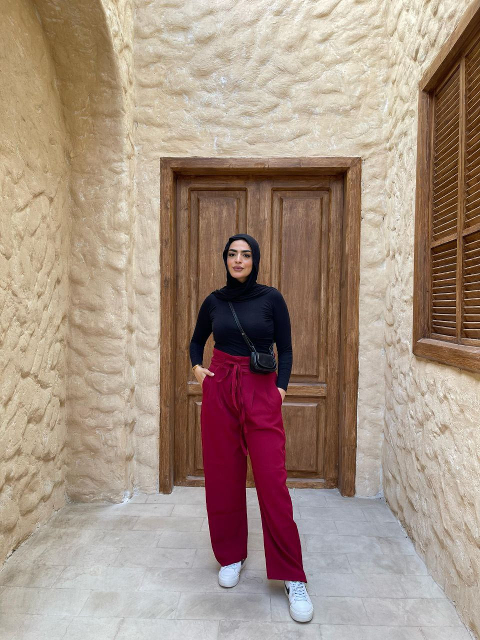 Belted Classic Pants