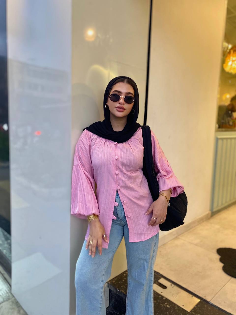 Straight Tie Blouse