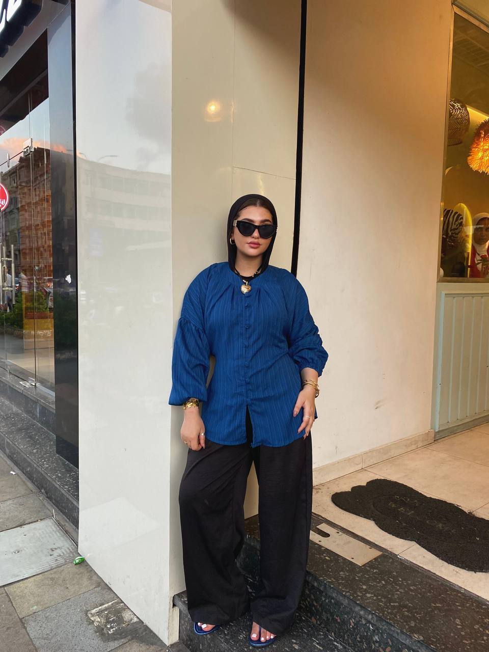 Straight Tie Blouse