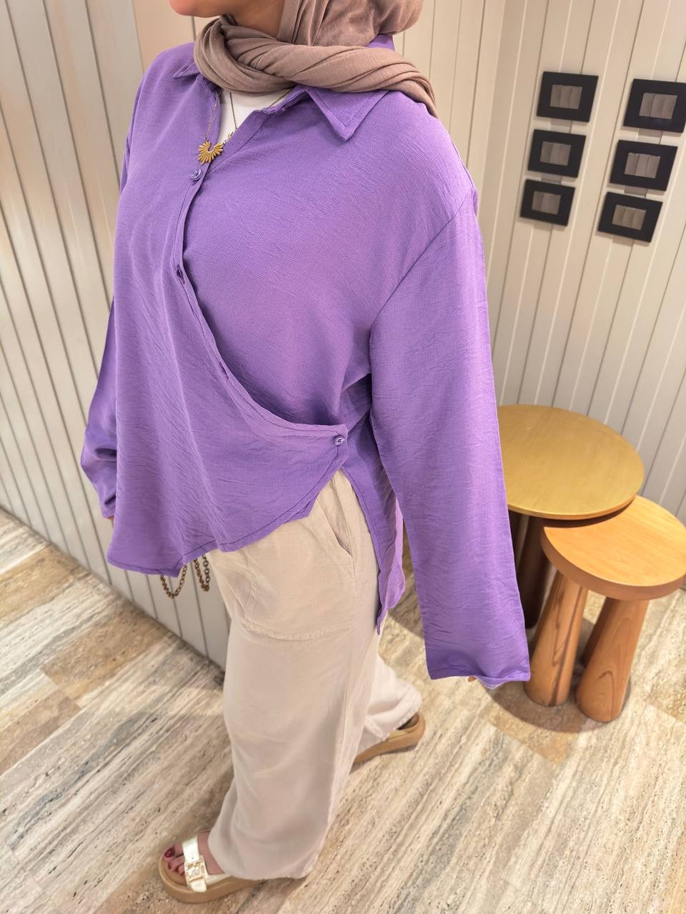 Side-tie Blouse