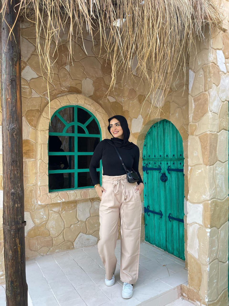 Belted Classic Pants