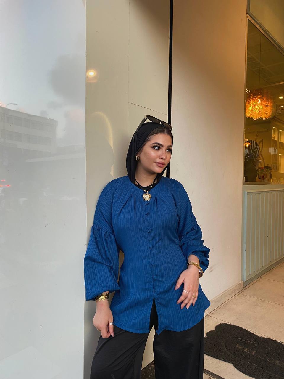 Straight Tie Blouse