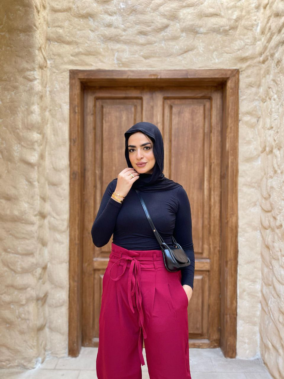 Belted Classic Pants