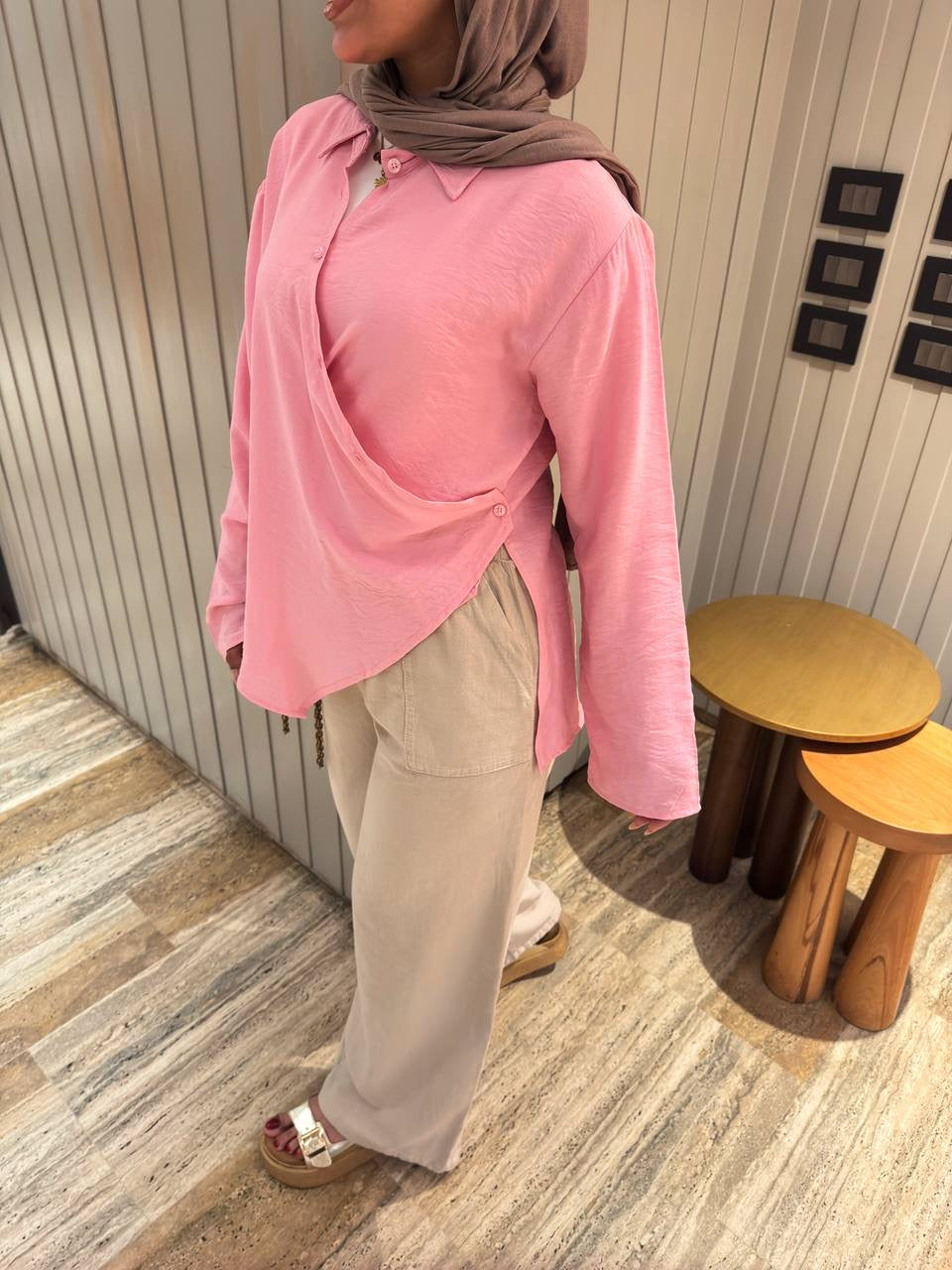 Side-tie Blouse