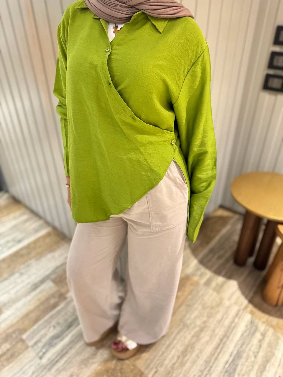 Side-tie Blouse
