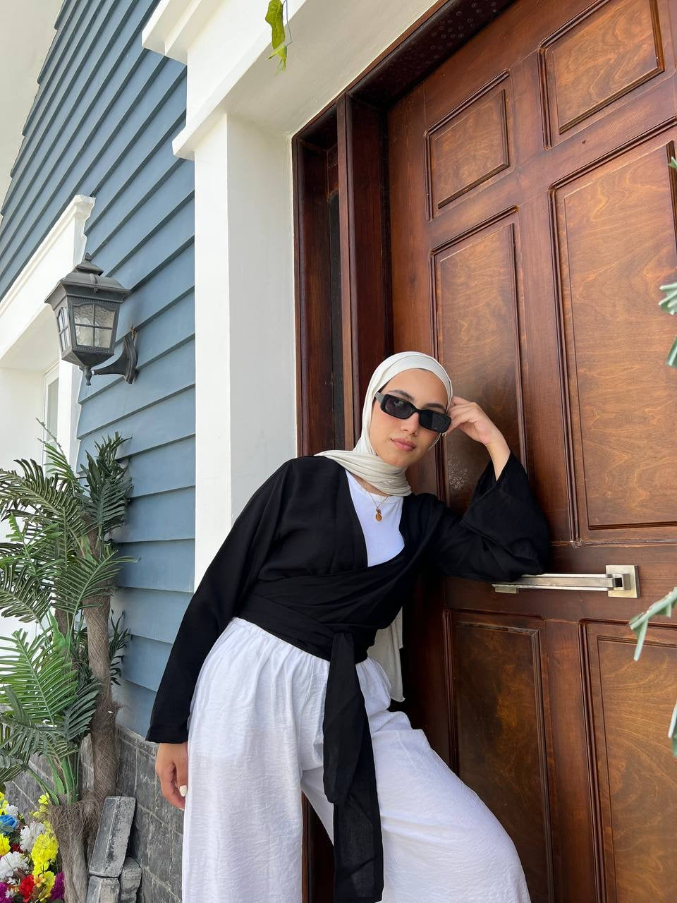 Effortless Wrap Blouse