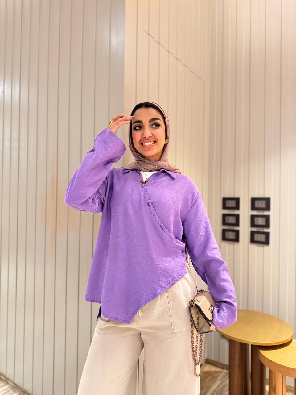 Side-tie Blouse