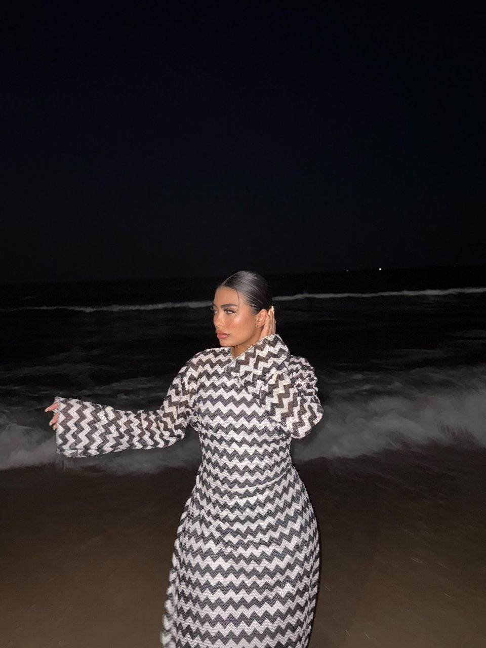 Patterned Maxi Dress