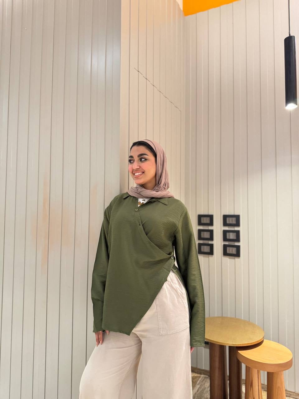 Side-tie Blouse