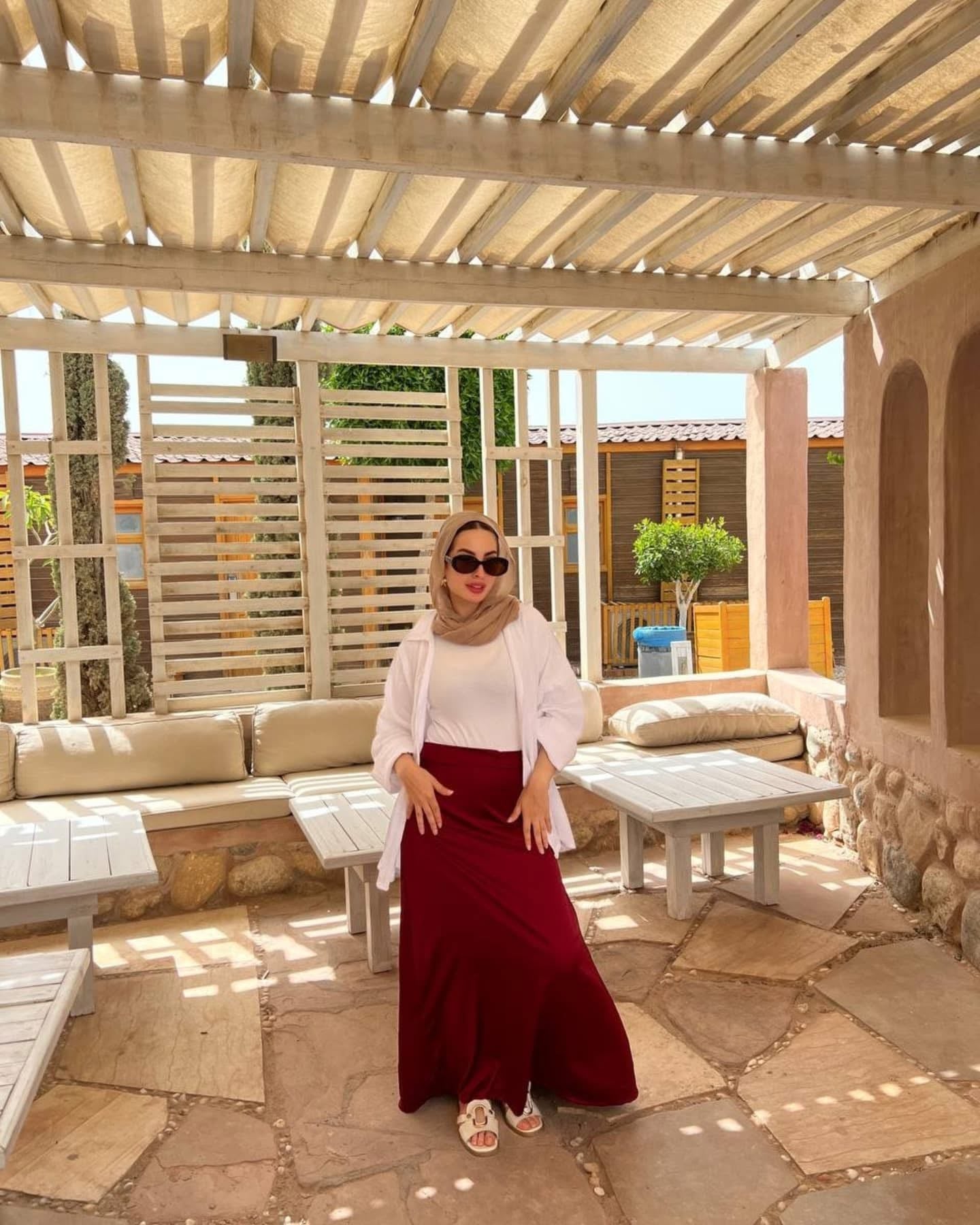 Satiny Skirt