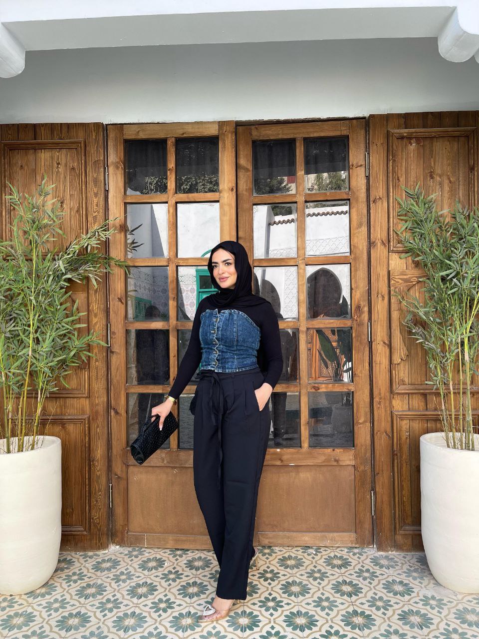 Belted Classic Pants