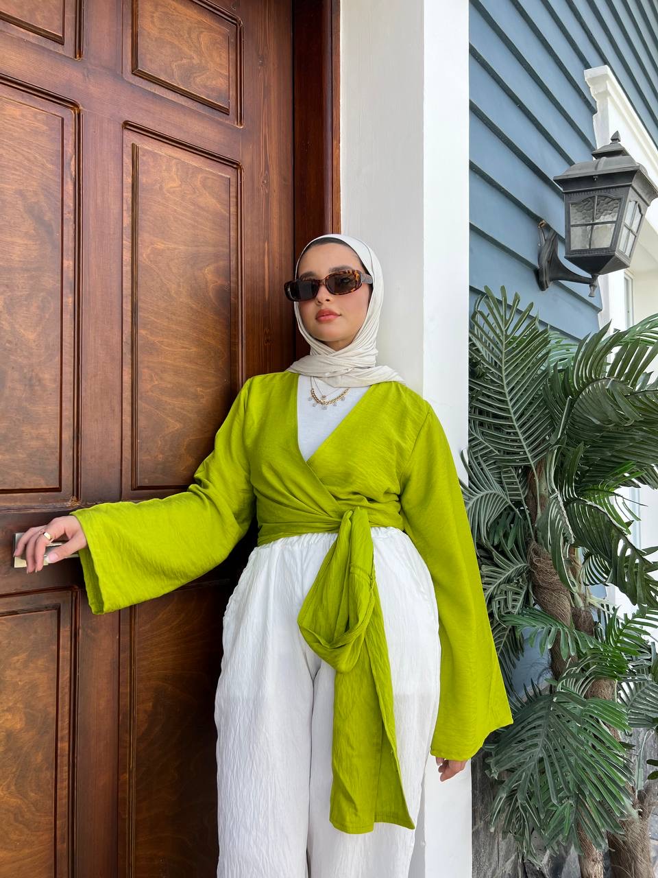 Effortless Wrap Blouse