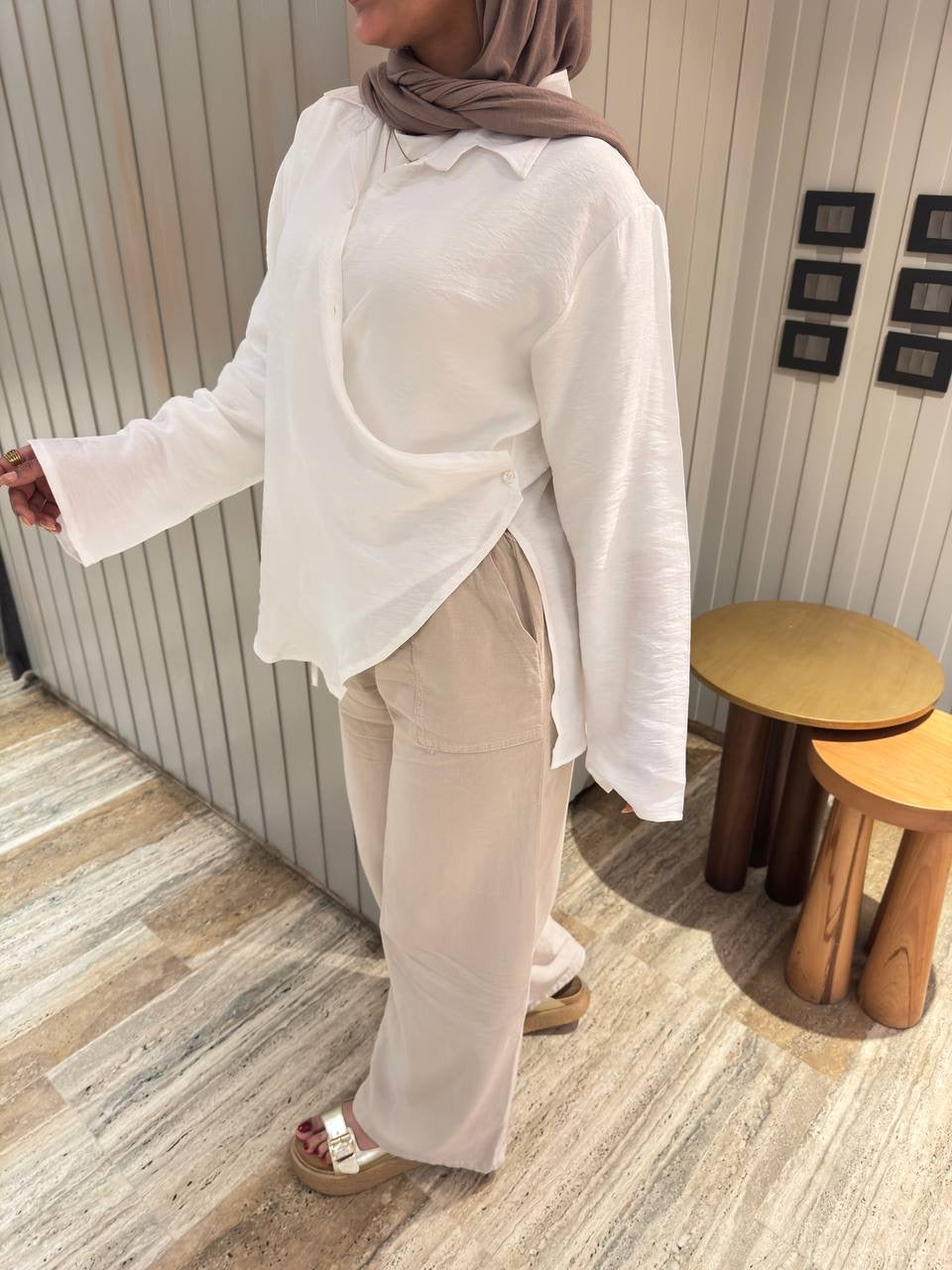Side-tie Blouse