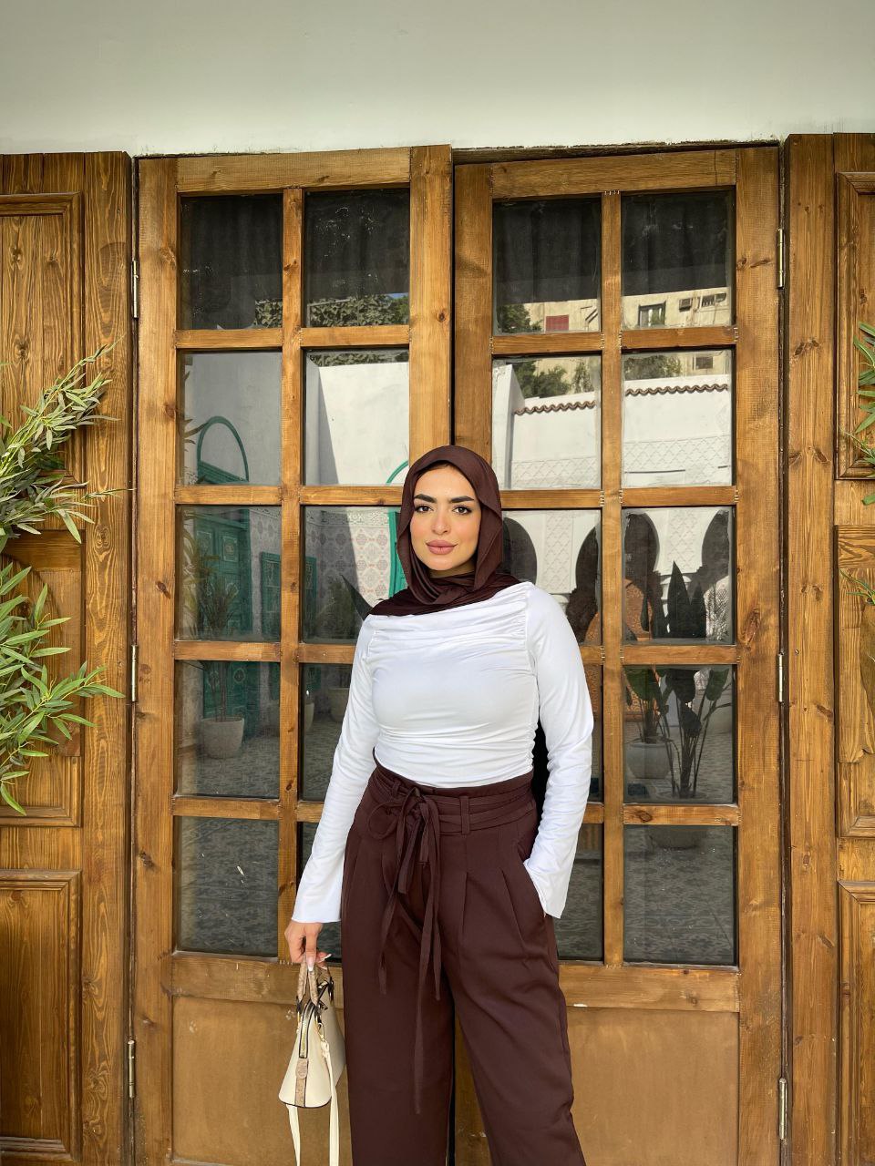 Belted Classic Pants