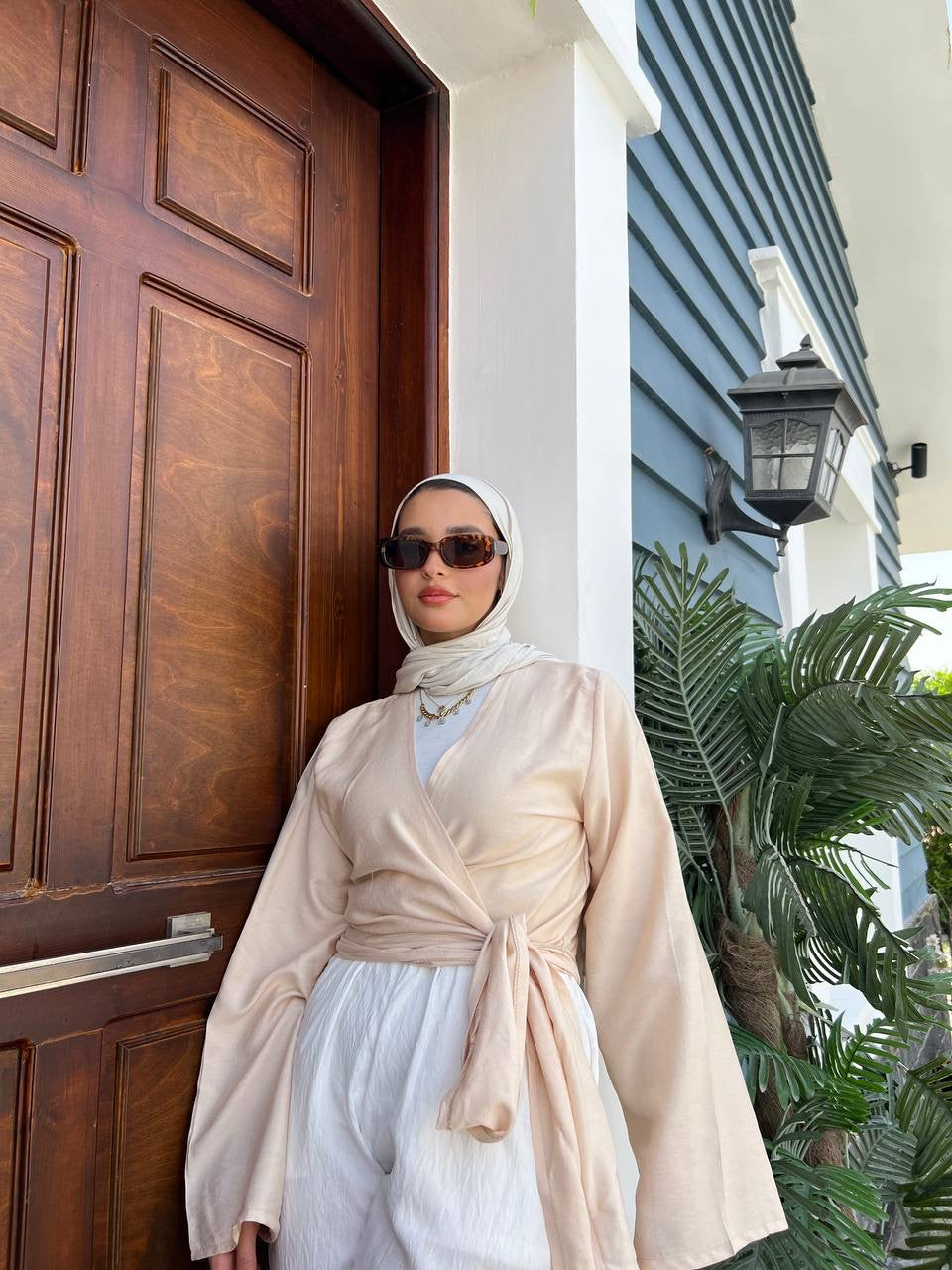 Effortless Wrap Blouse