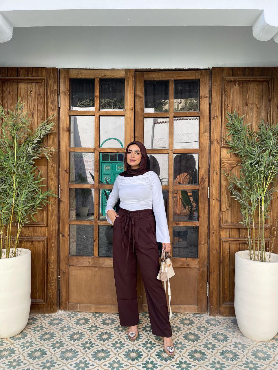 Belted Classic Pants