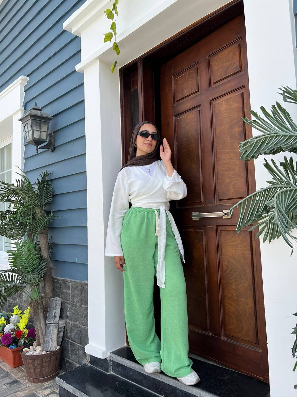 Effortless Wrap Blouse