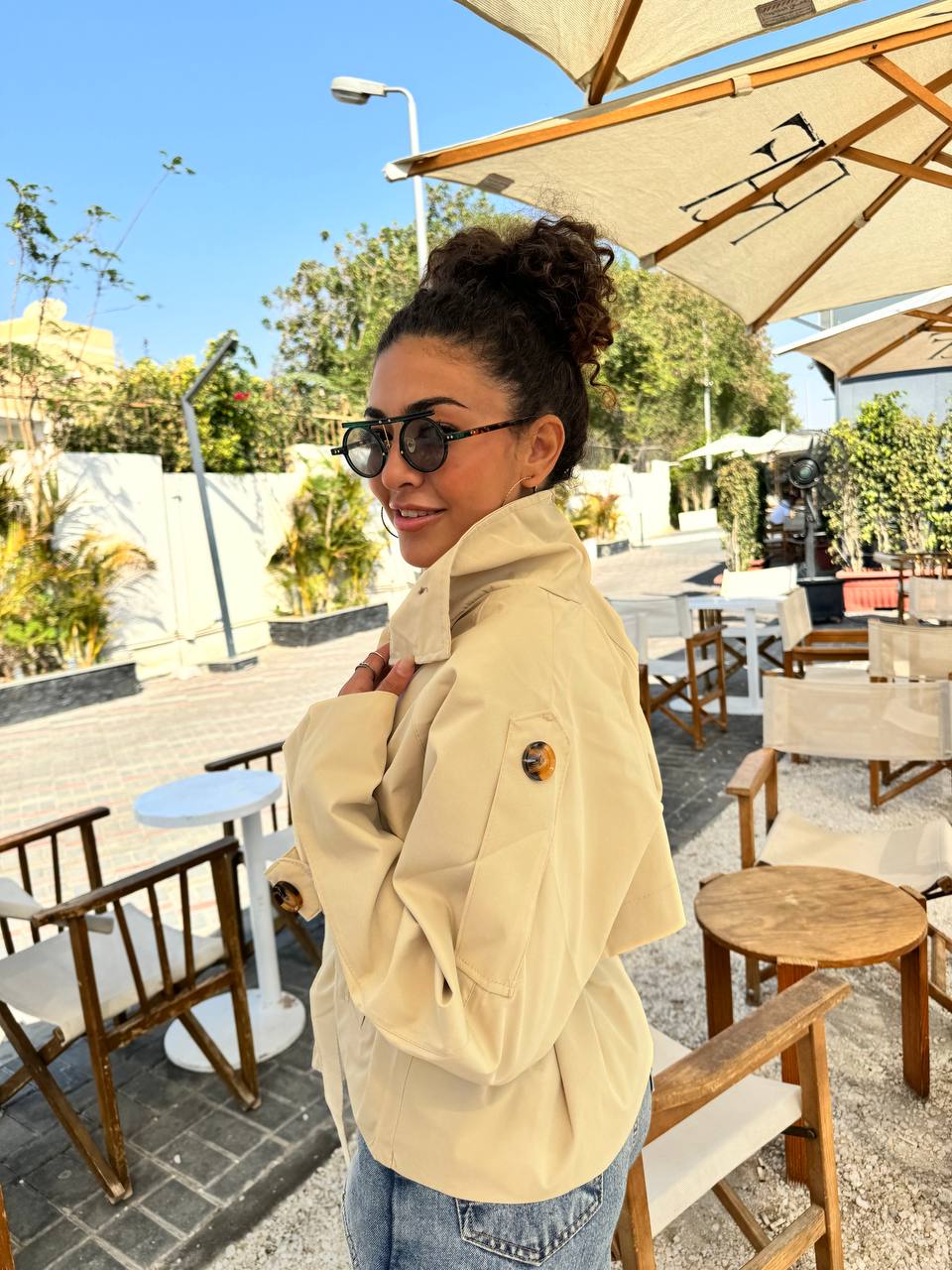 Belted Trench Jacket