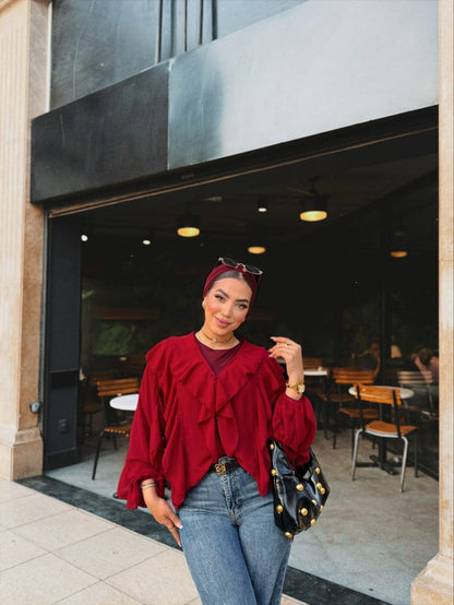 Ruffle Blouse