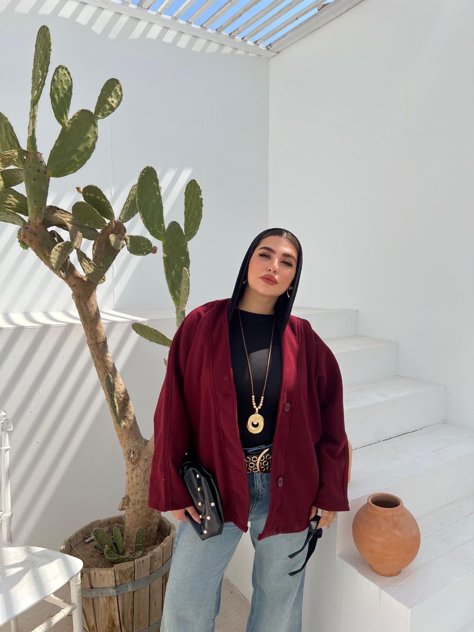 Wool Buttoned Jacket