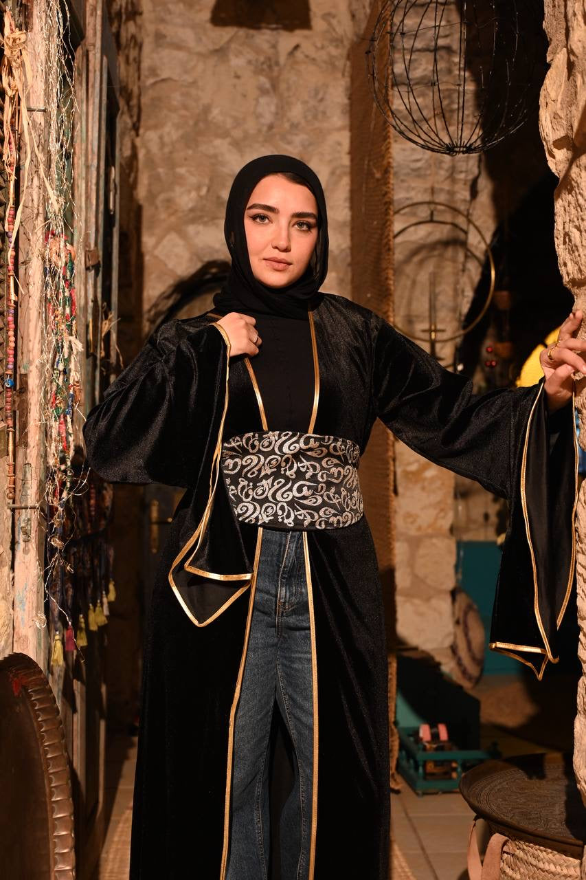 Golden calligraphy Kaftan