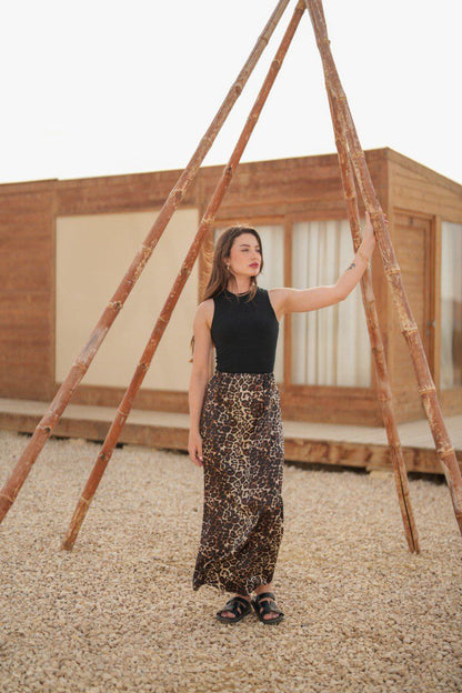 Leopard Skirt