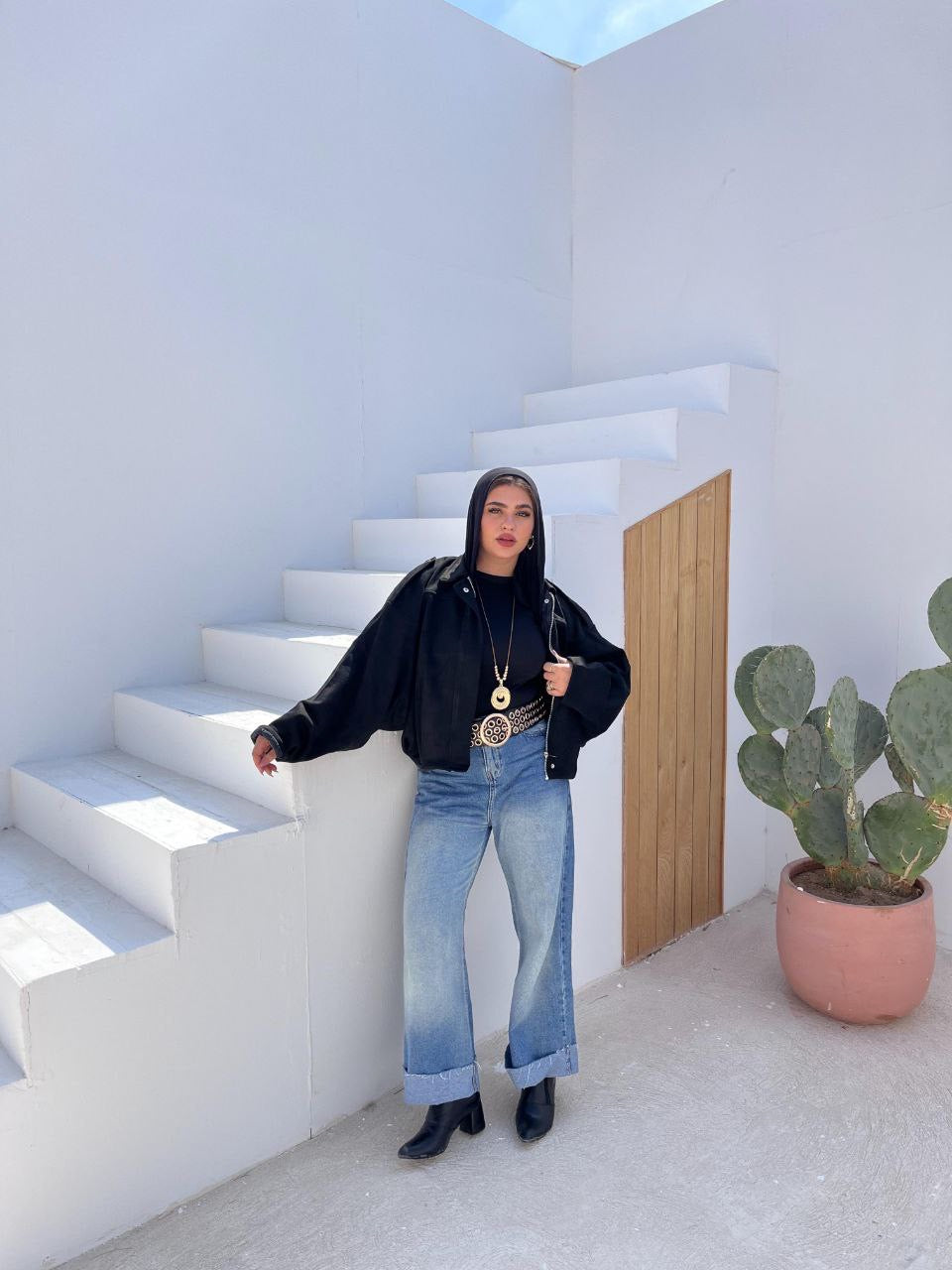 Oversized Suede Jacket