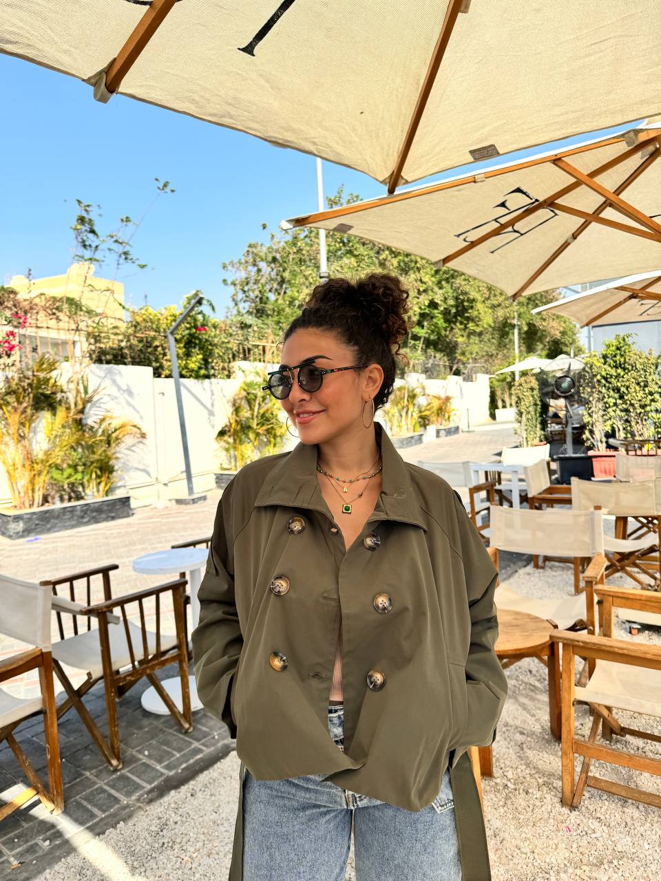 Belted Trench Jacket