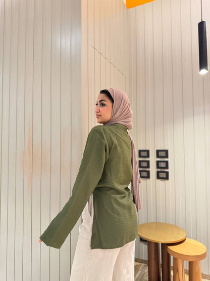 Side-tie Blouse