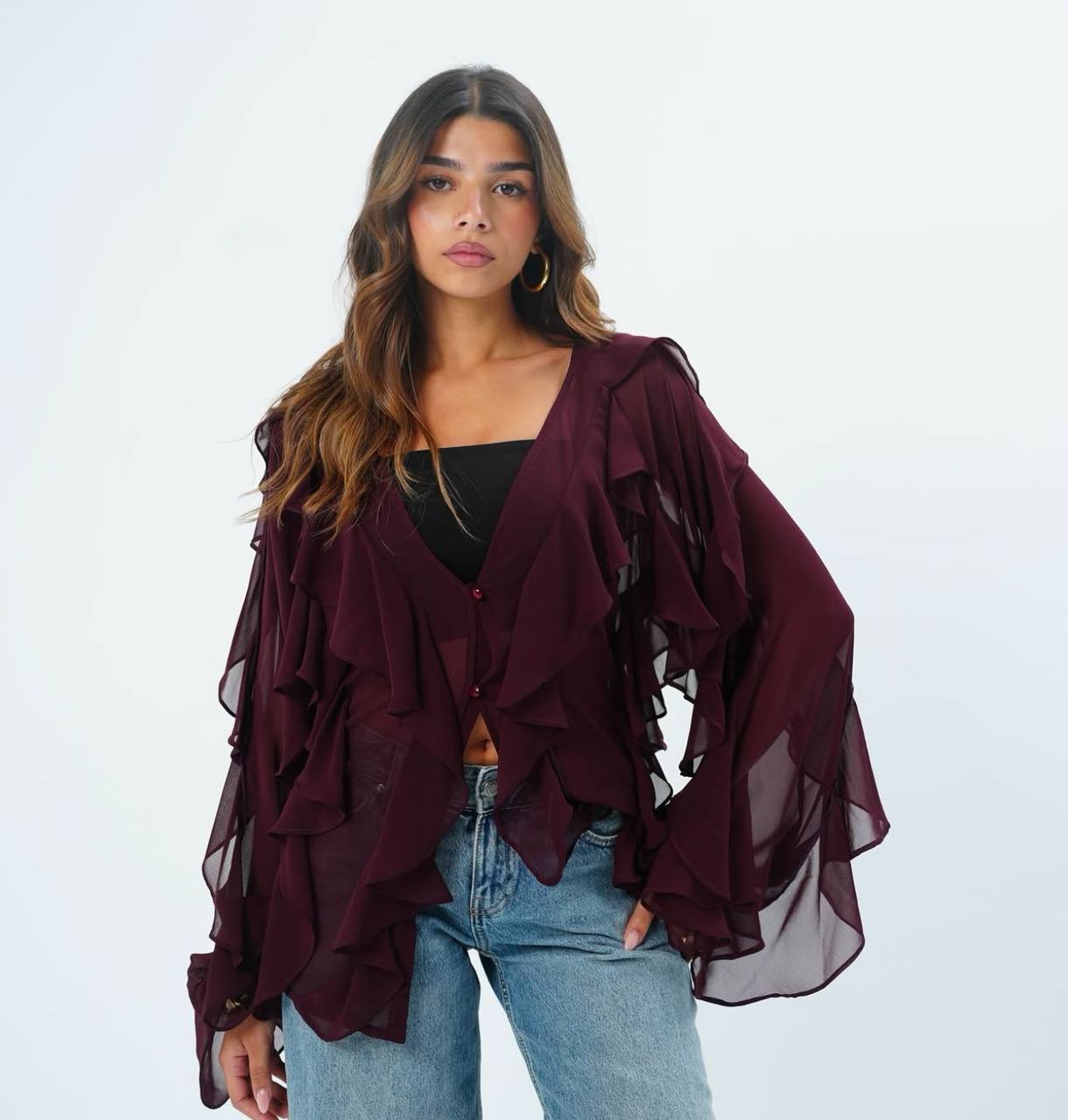 Velvet Waves Blouse