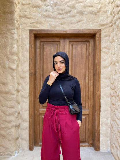 Belted Classic Pants