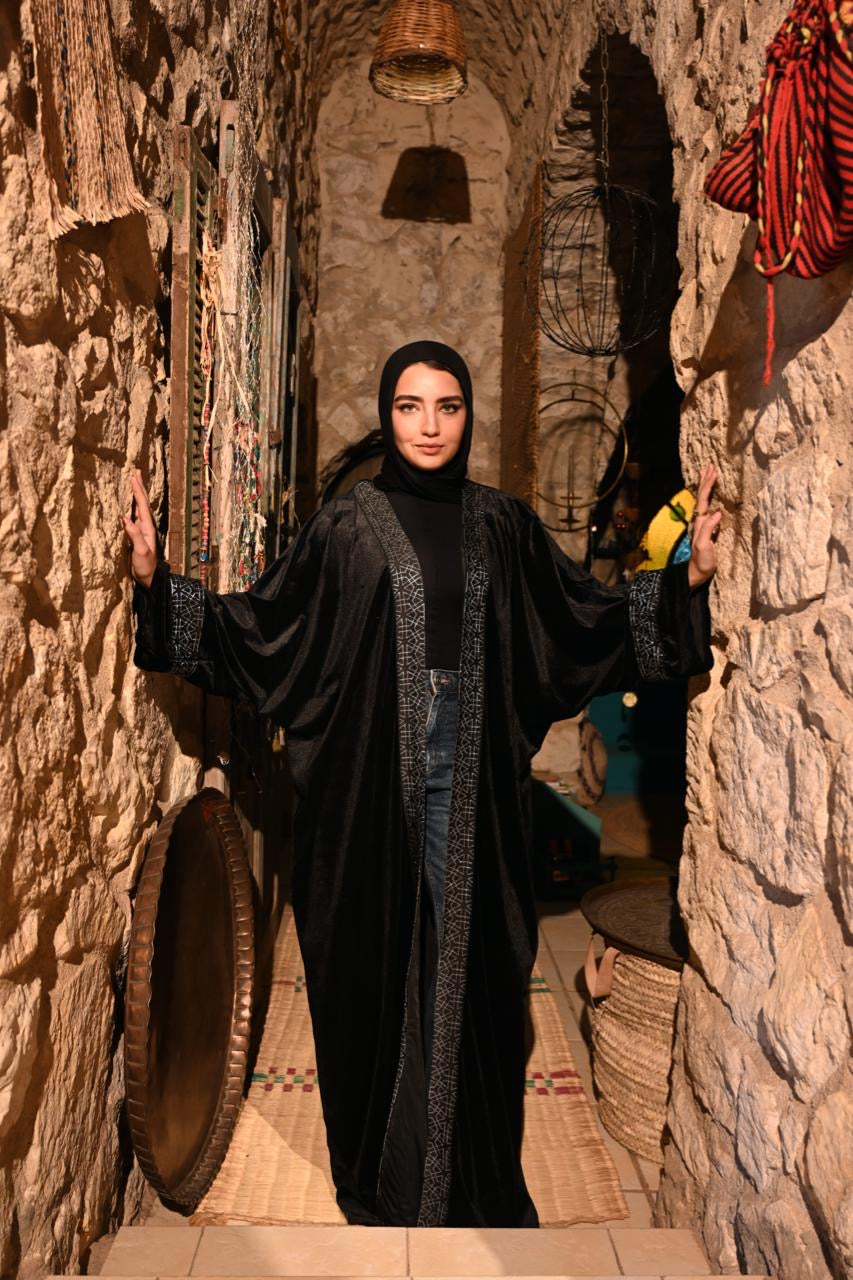 Silver Pattern Kaftan