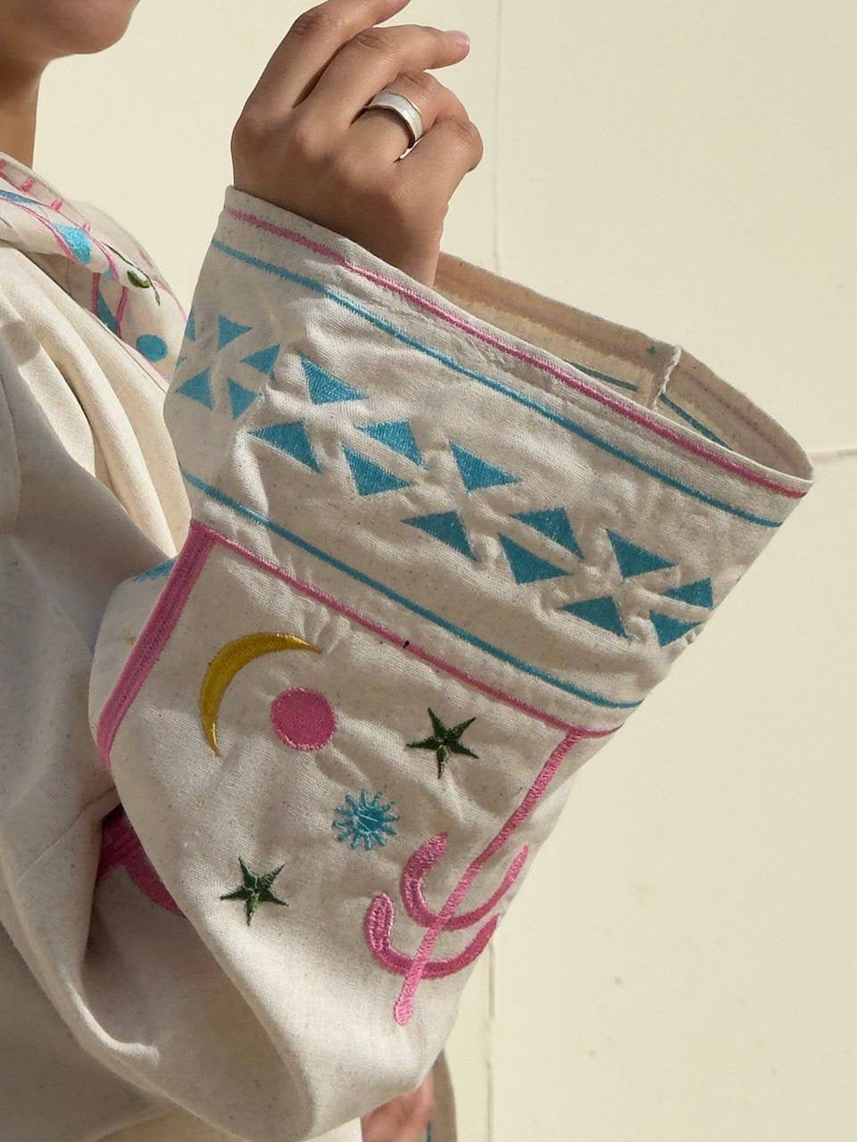 Vibrant Linen Kaftan