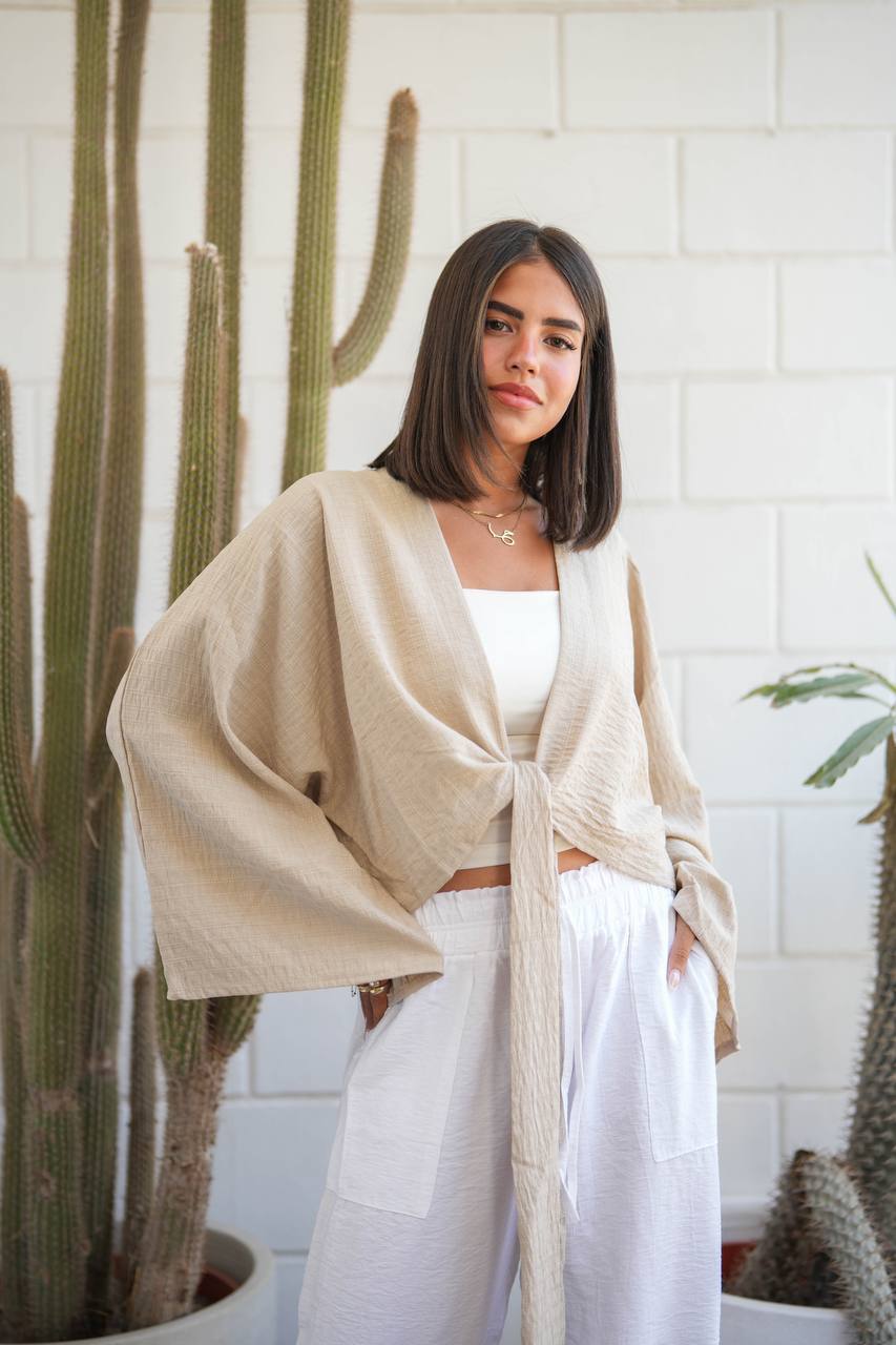 Wrap Kimono Blouse