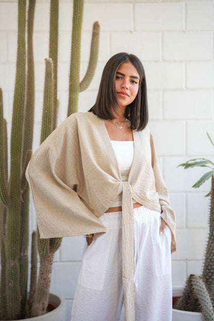 Wrap Kimono Blouse