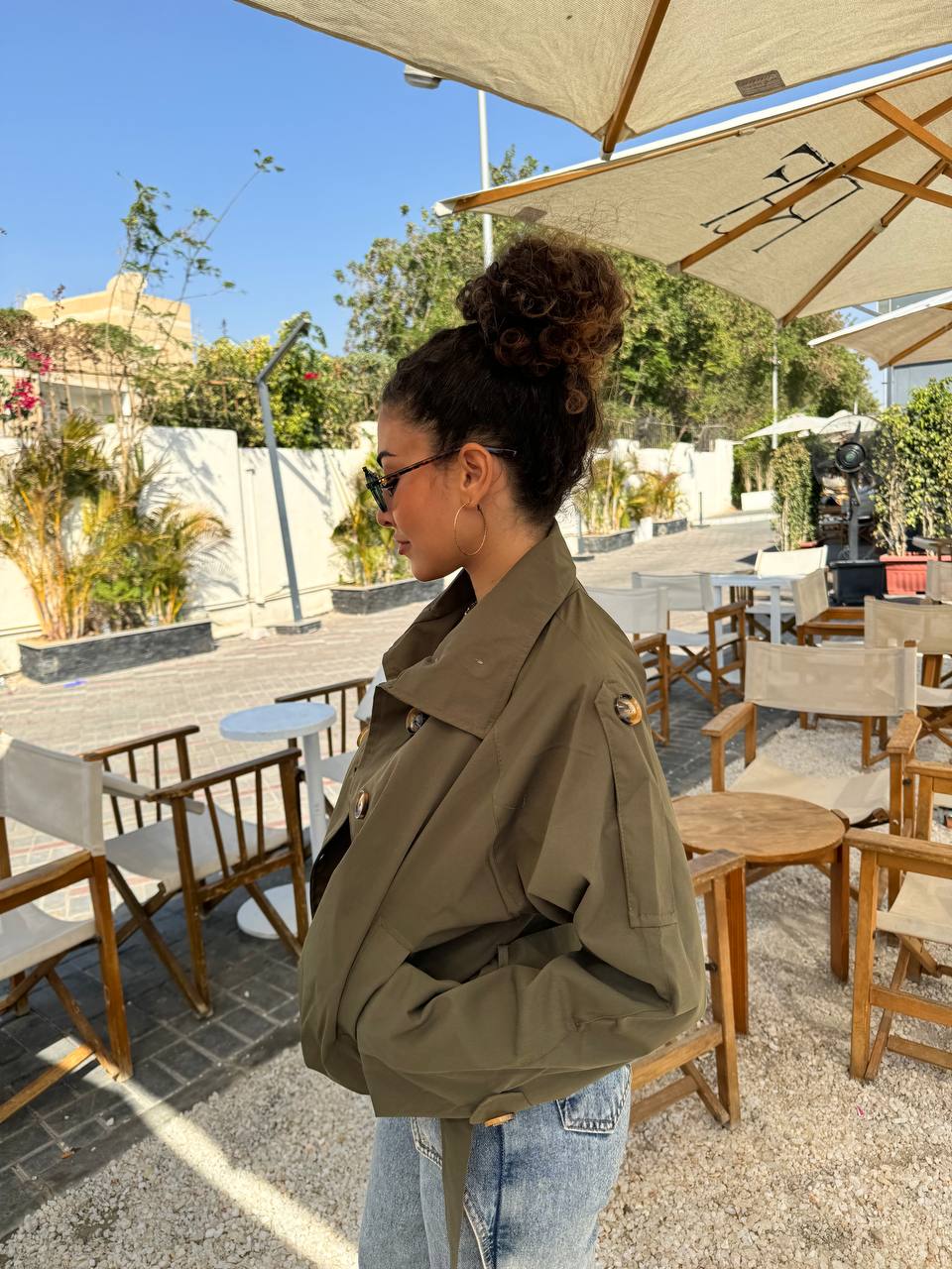 Belted Trench Jacket