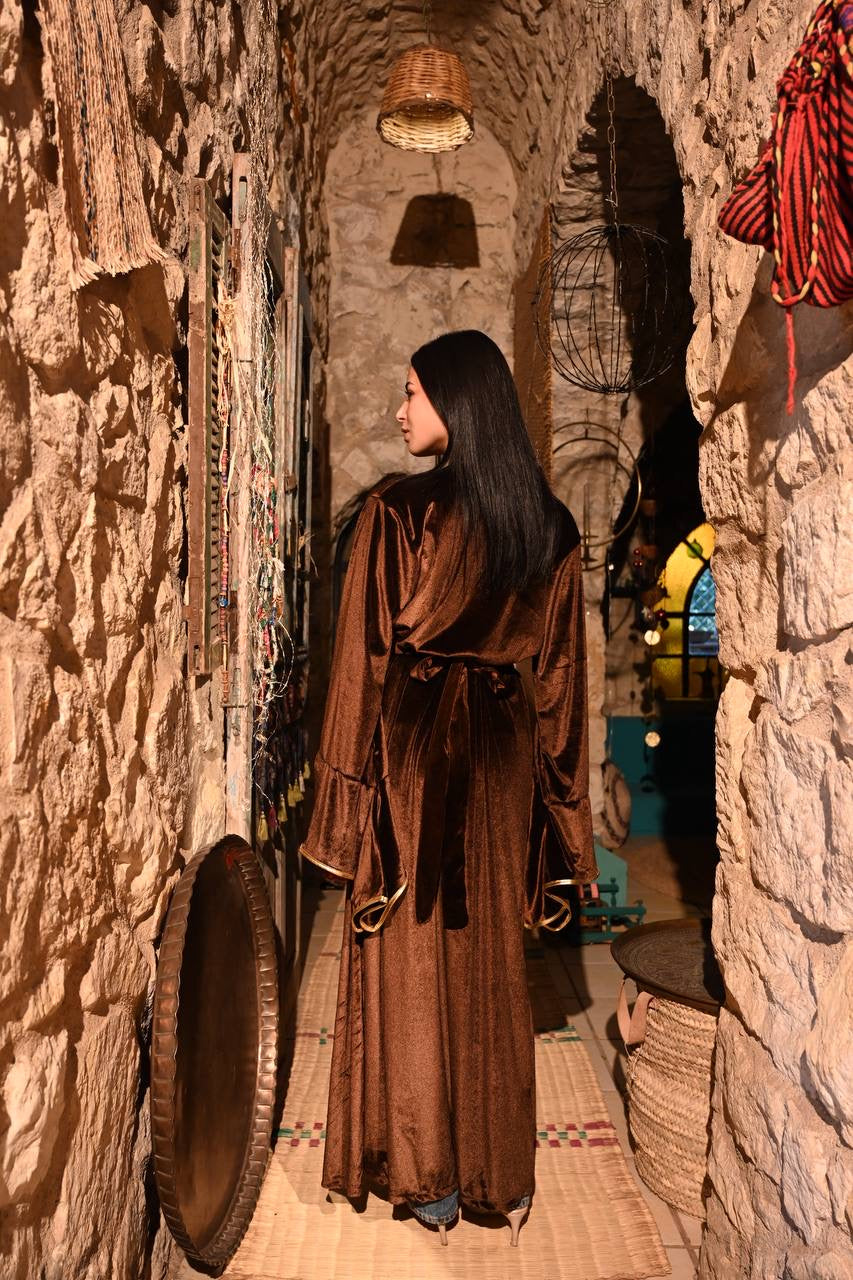 Golden calligraphy Kaftan