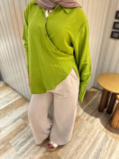 Side-tie Blouse