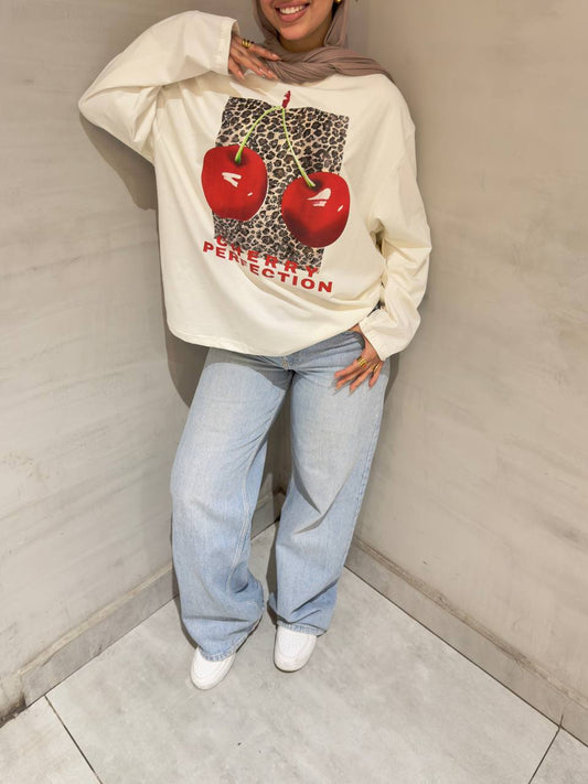 Cherry Printed T-Shirt