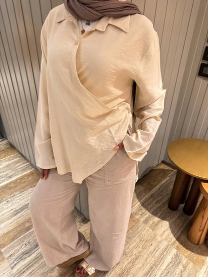 Side-tie Blouse