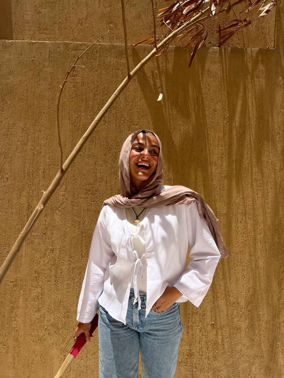Double Tie Blouse