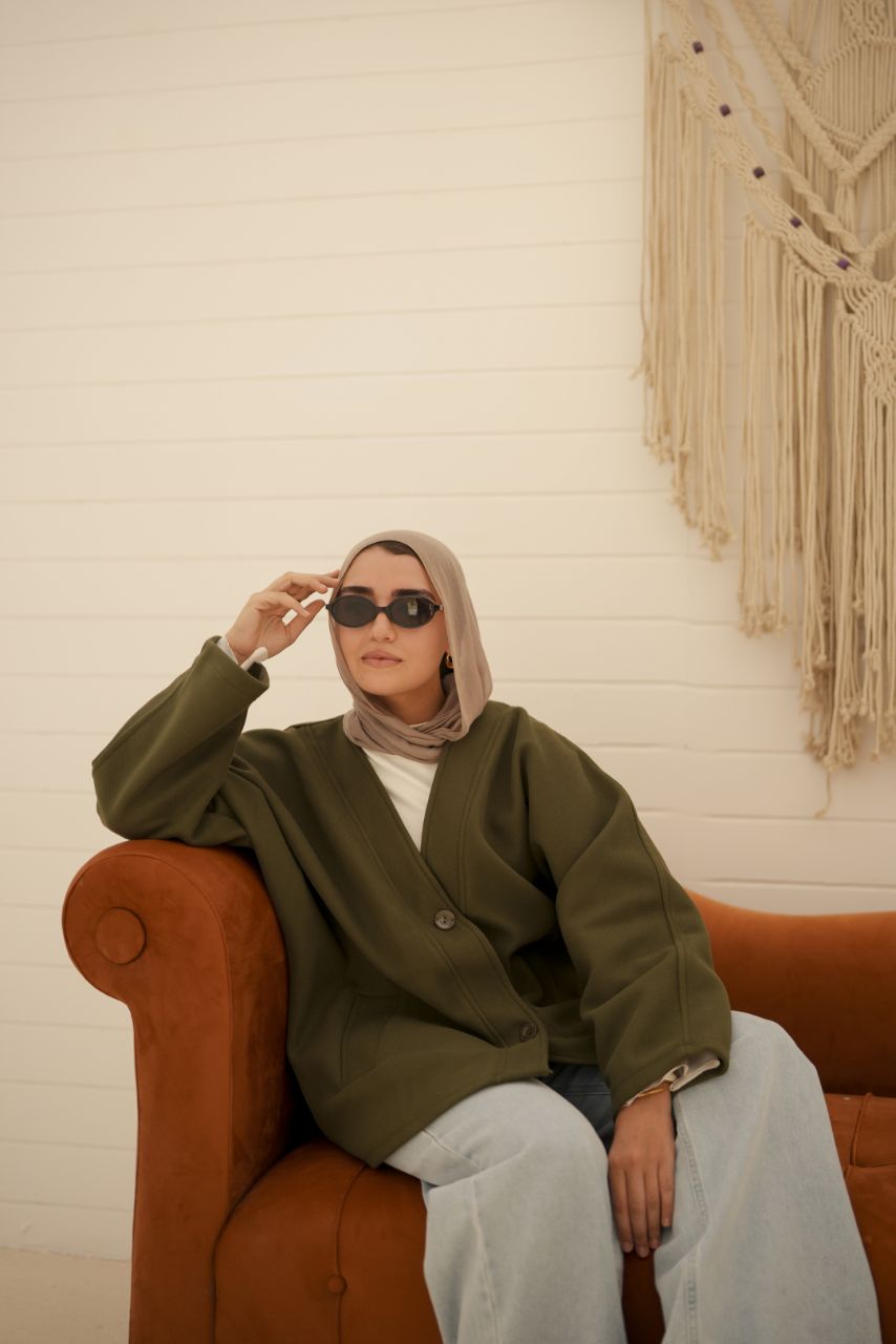 Wool Buttoned Jacket