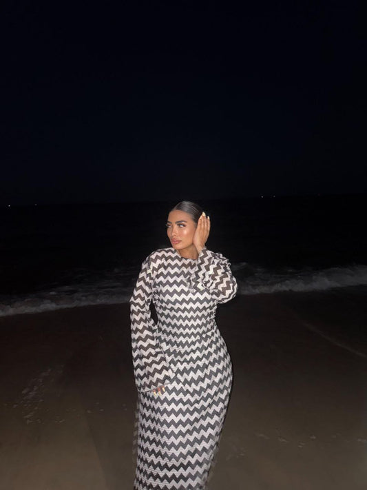 Patterned Maxi Dress
