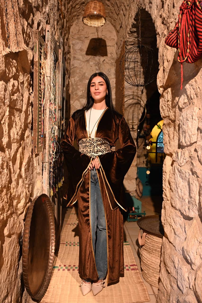 Golden calligraphy Kaftan