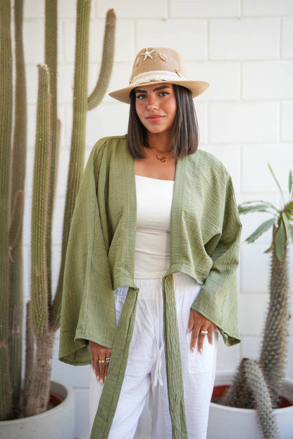 Wrap Kimono Blouse