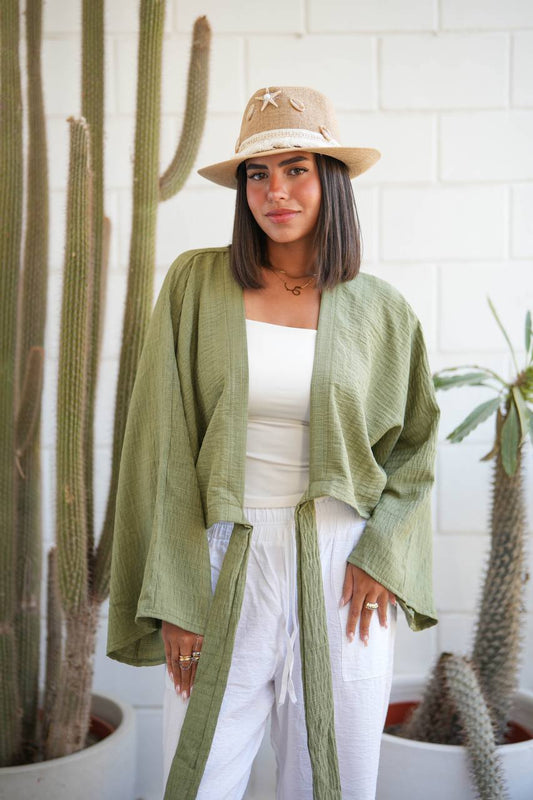 Wrap Kimono Blouse
