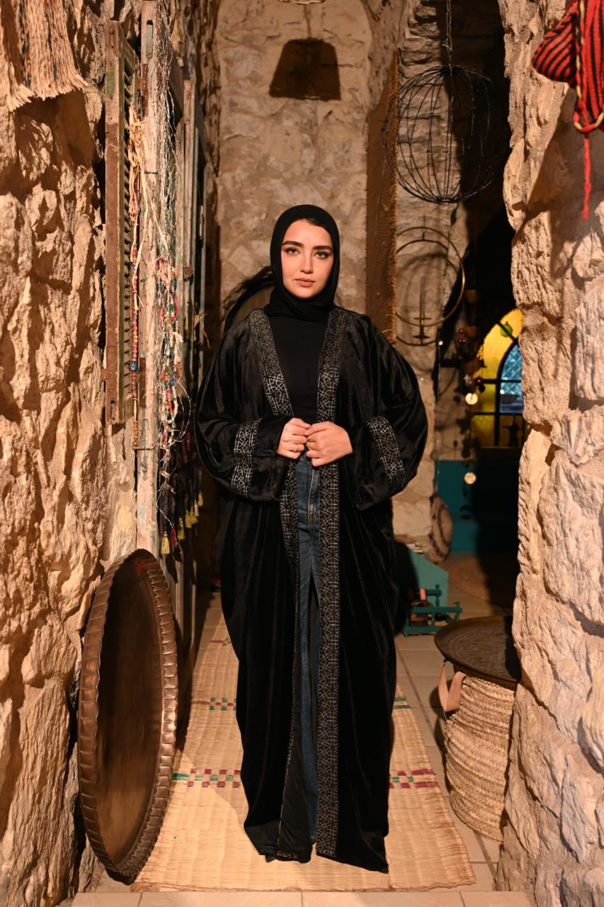 Silver Pattern Kaftan