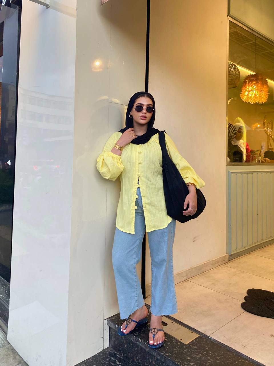 Straight Tie Blouse