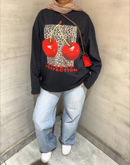 Cherry Printed T-Shirt