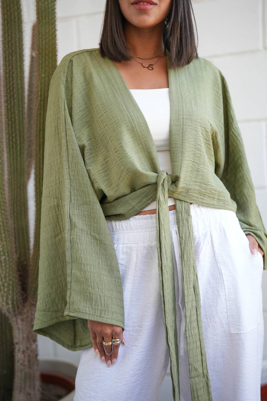Wrap Kimono Blouse